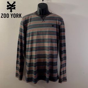 Zoo York Long Sleeve Striped T Shirt Large